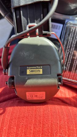 Supreme Pro X ear muffs cording
