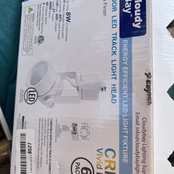 Indoor Led track Light head 6 Count New