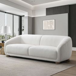 MODERN SOFA & LOVESEAT WHITE
