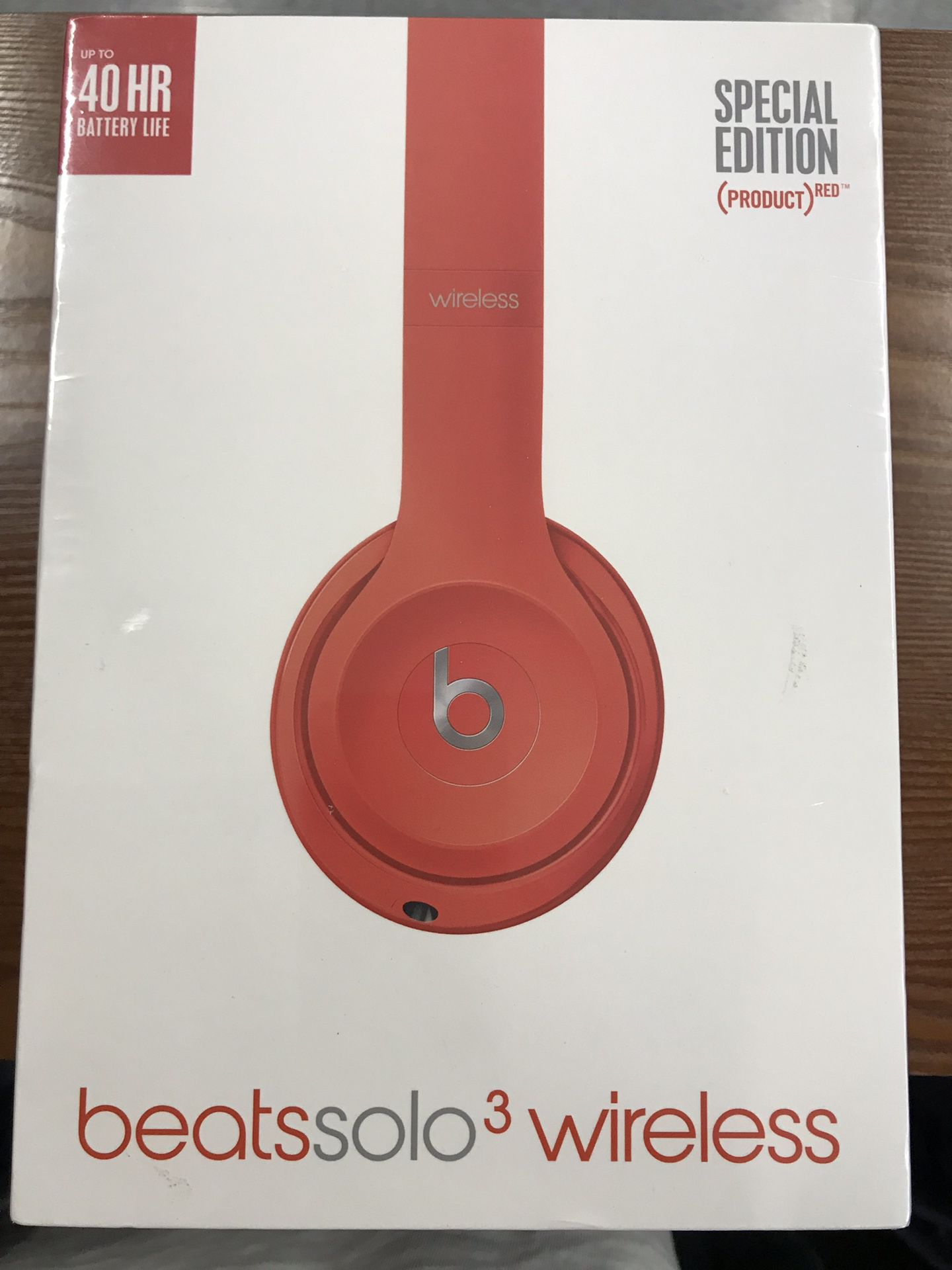 Brand new sealed beats solo 3 wireless product red special edition