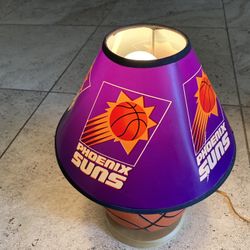 Vintage Phoenix Suns Basketball lamp early 1990s rare night table sports memorabilia 