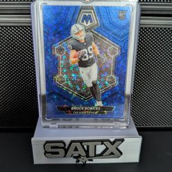 Brock Bowers Rookie Card No Huddle #'d /75