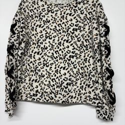Ladies AMP Animal Print New Sweatshirt SZ M