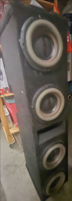 8" WDX G2 speakers with custom box