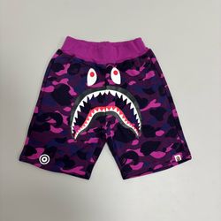 Purple Bape shorts