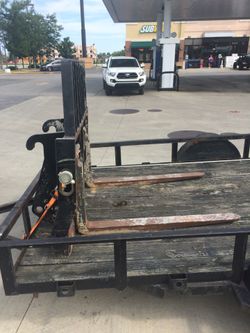 Telehandler fork attachment