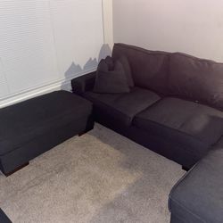 Large L Shaped Couch W/ Leg Rest
