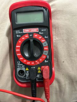 Craftsman digital multimeter
