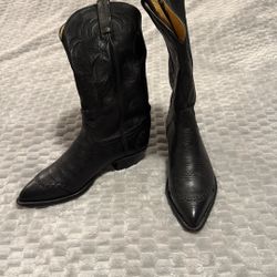 Tony Lama Suede Boots -size 10 D New Heels 