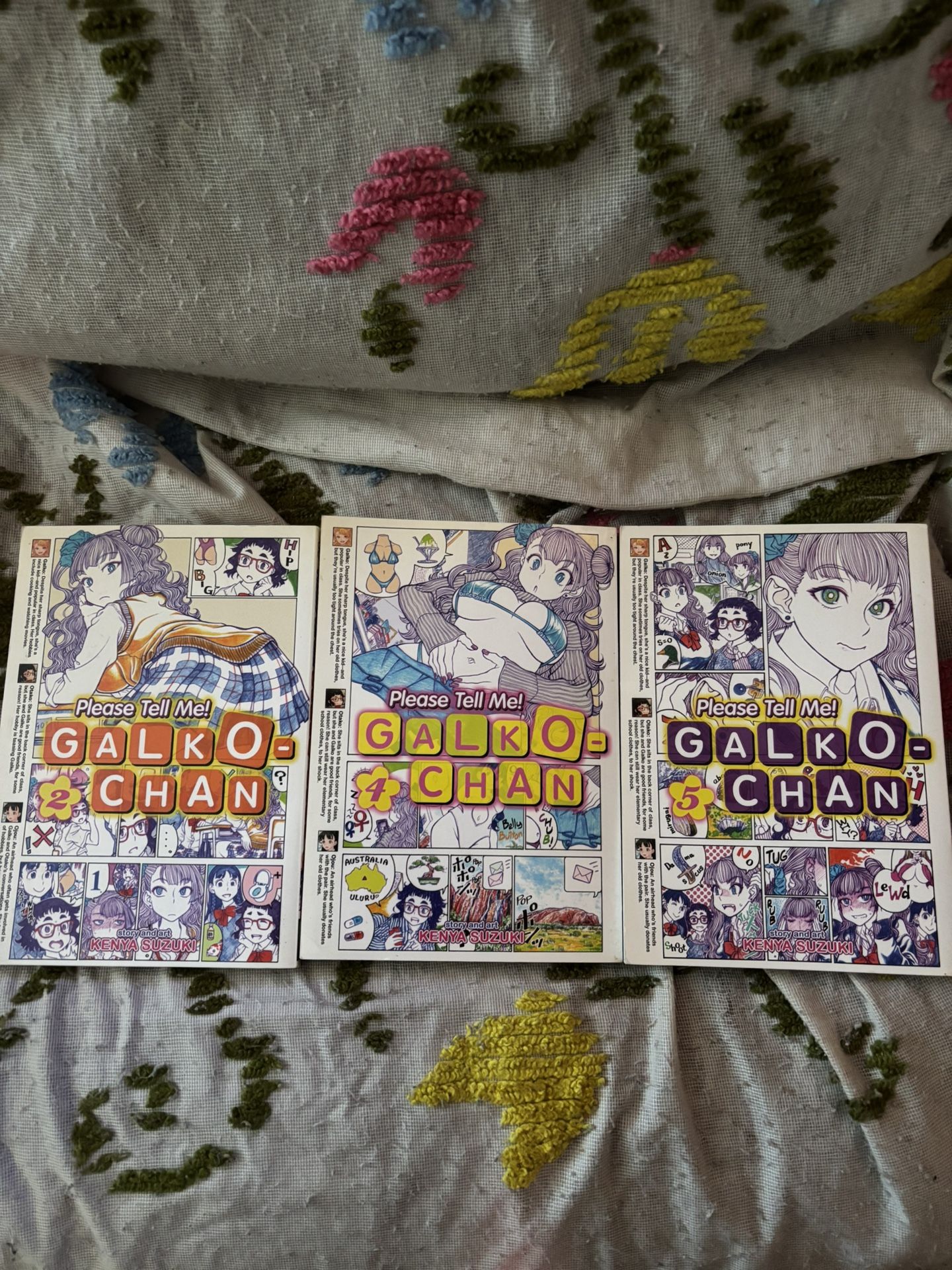 Galko-Chan Manga Vol 2,4,5