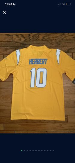 Navy , White, And Gold Justin Herbert Los Angeles Chargers Jersey