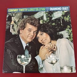 conway twitty loretta lynn diamond duet vinyl record vtg 1979