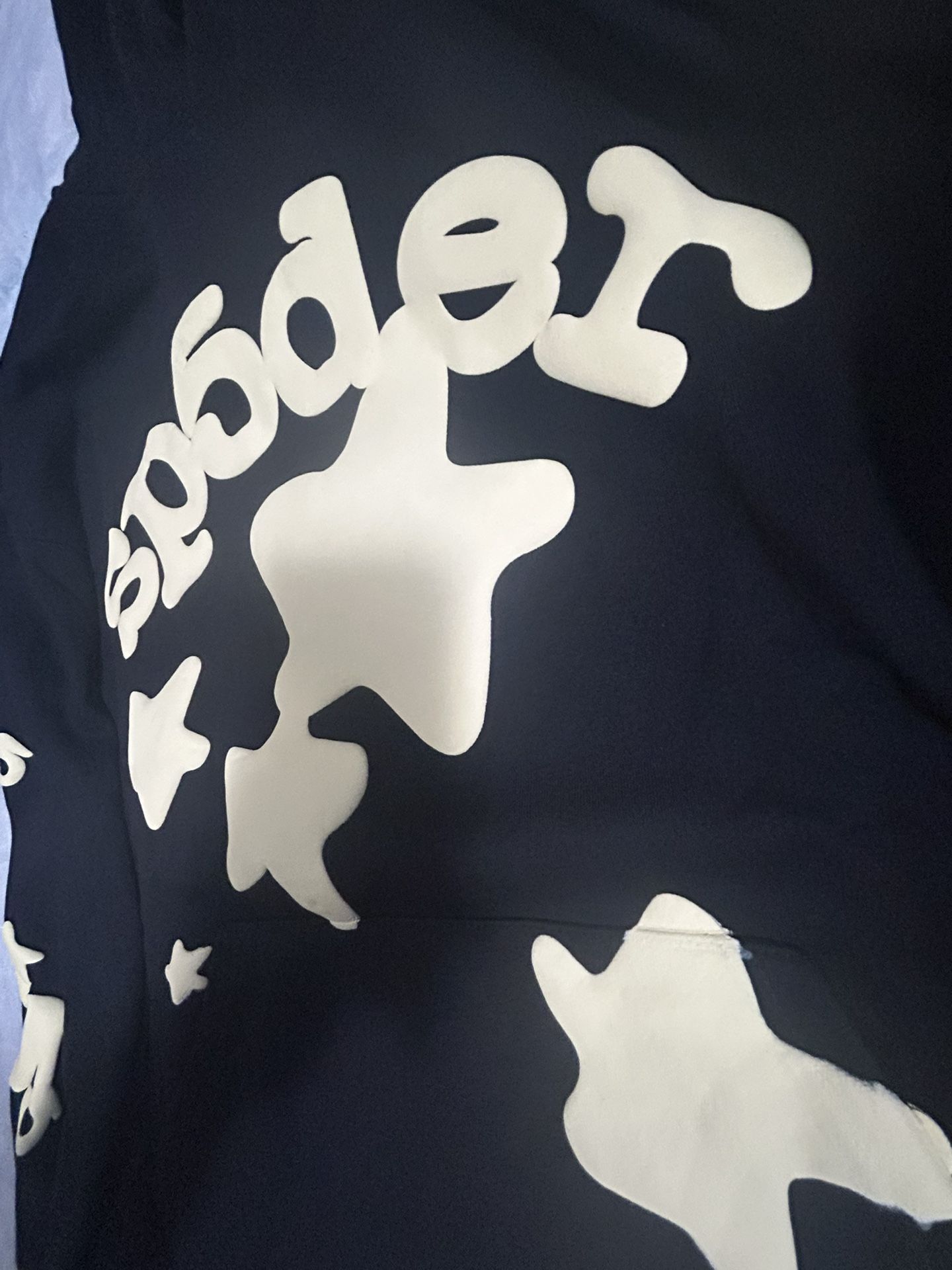 Sp5der Beluga Hoodie ‘Worldwide Black’ Sz Small
