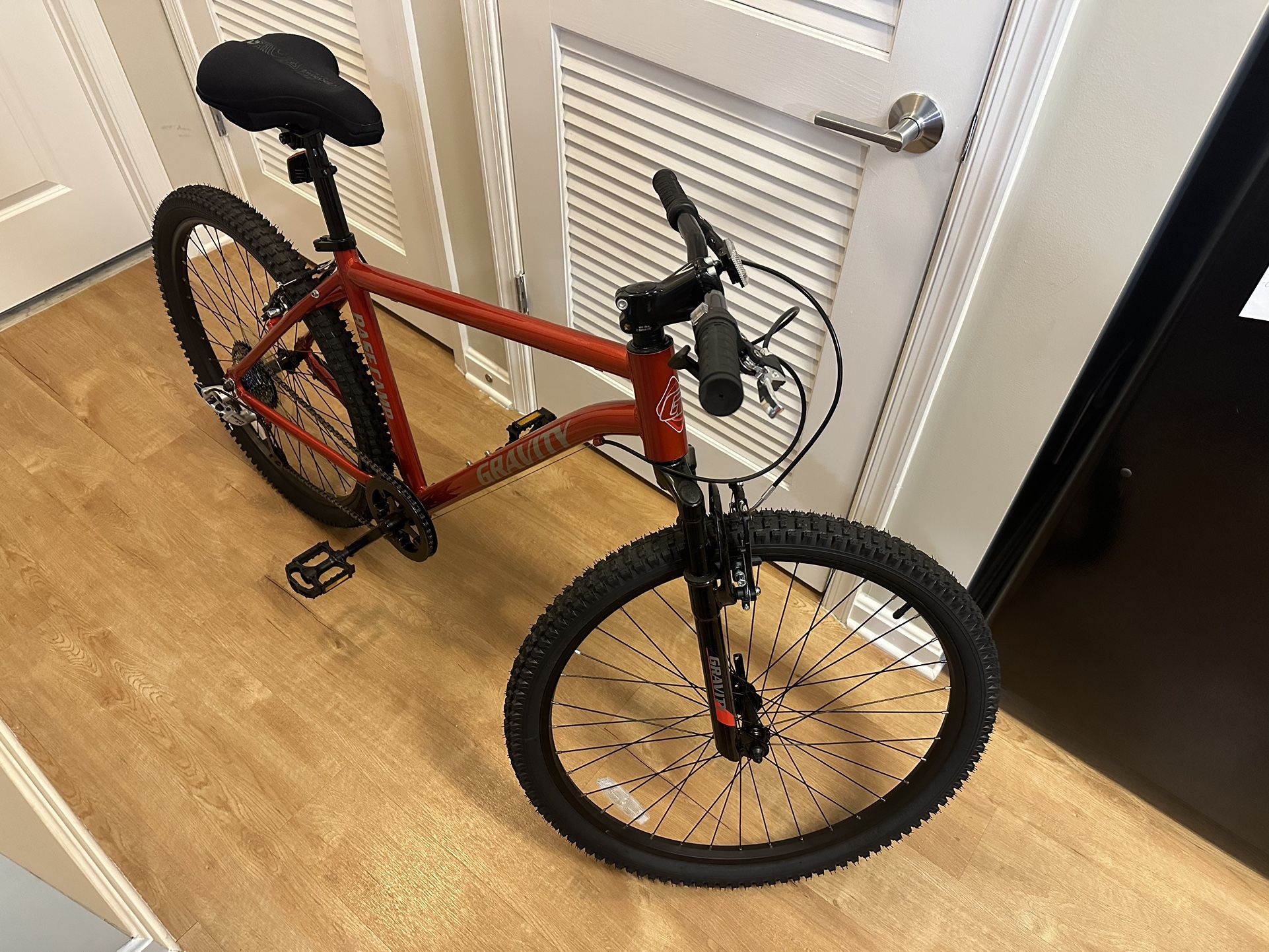 Gravity BaseCamp X4 SRAM 1 X 8 Speed Front Suspension Mountain Bike
