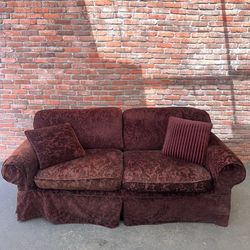 Red Lace Couch 