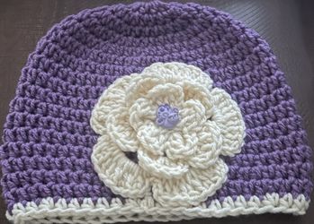 Adult Hat Crocheted Handmade
