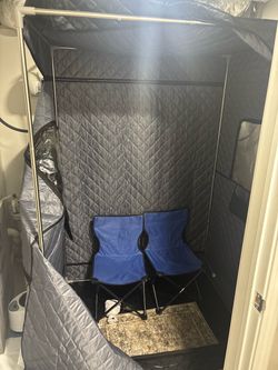 Portable Steam Sauna Tent with Chairs
