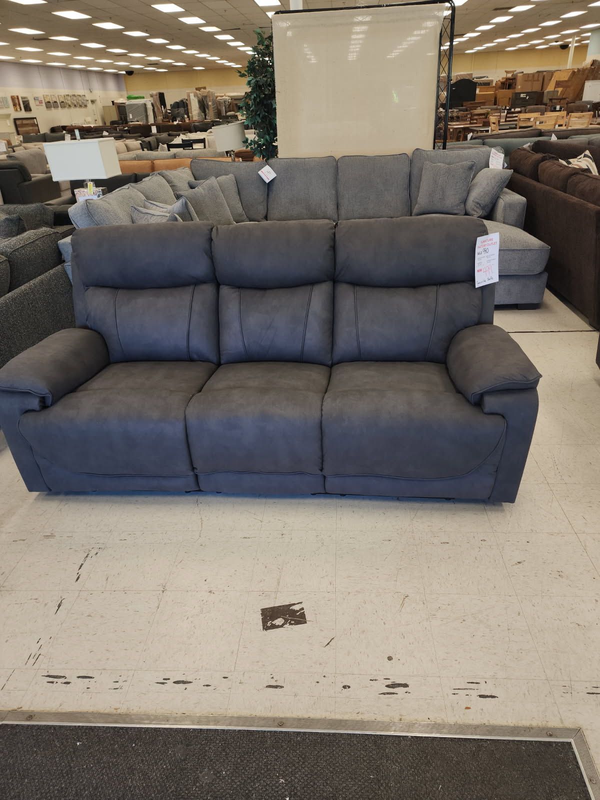 COALVILLE M0103 RECLINING SOFA