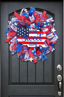 Patriotic wreaths- 3 left