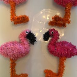 Flamingos Lot Of 4