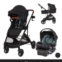 Baby Trend Passport Switch 6-in-1 Modular Stroller Travel System with EZ-Lift PLUS Infant Car Seat