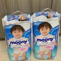 Moony Japanese Diapers Pants For Boys And Girls All Sizes 