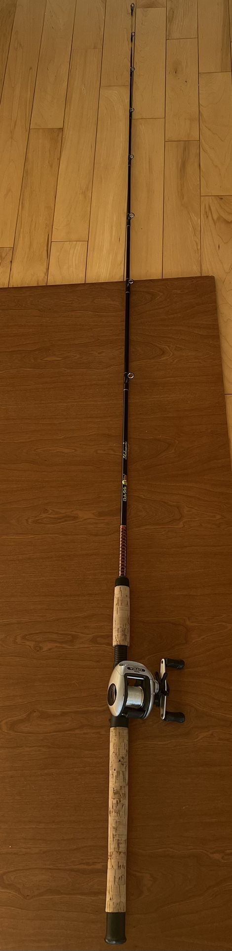 7 Ft Shakespeare Ugly Stik Baitcasting Rod W. Shimano Citica 200 Reel, Bass Fishing