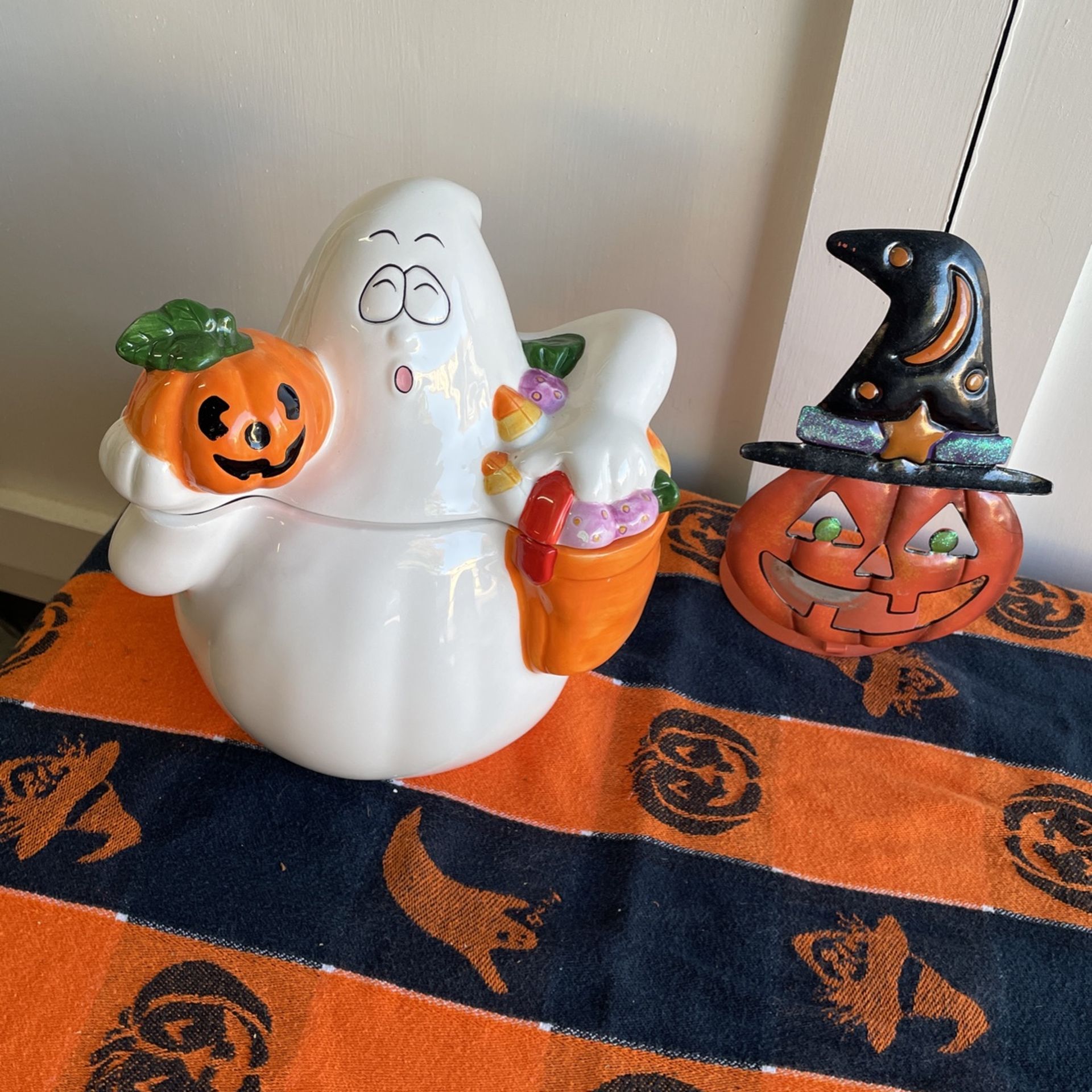 Halloween Ghost Cookie Jar