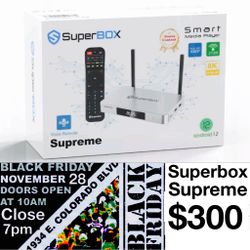Superbox Supreme Black Friday Sale Super Box 