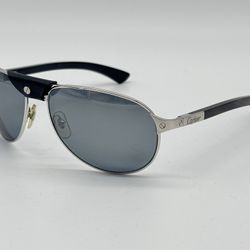 CARTIER SANTOS AVIATOR DUMONT GRAY/BRN HORN SUNGLASSES MINT 100 % GENUINE ~$3400