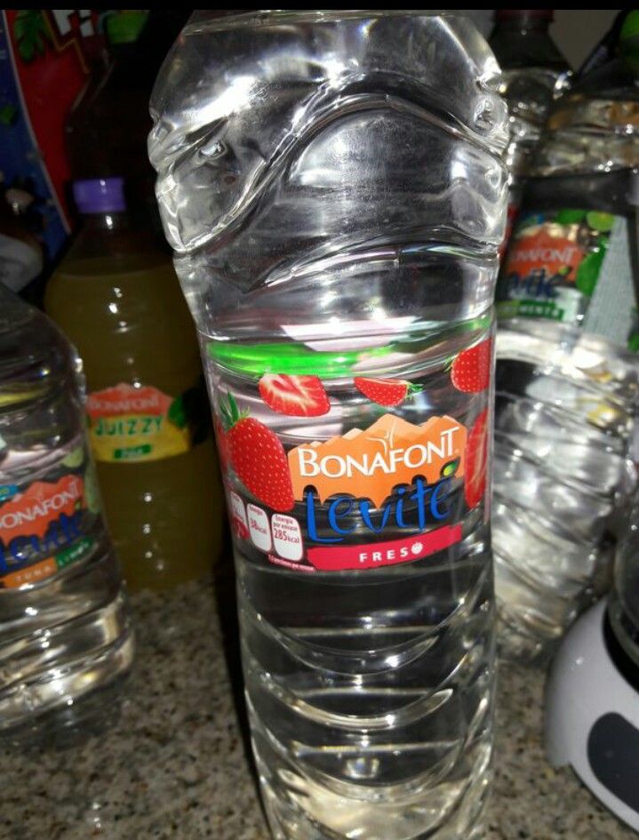 Aguas bonafont sabor a fresa