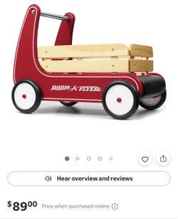 Radio Flyer Push Wagon