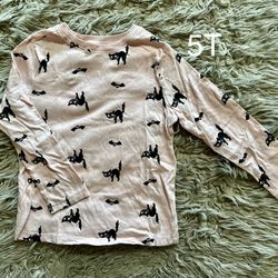 Toddler Girl Halloween Shirt 5T