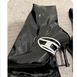 Diesel Thigh High Boots Size 7 Never Worn With Box 