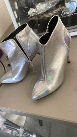 Silver heels