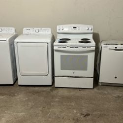 Washer, Dryer, Oven, And Dishwasher 