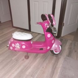 Disney Minnie Mouse 6v Ero Scooter For Kids  1.5 Years Old Up 