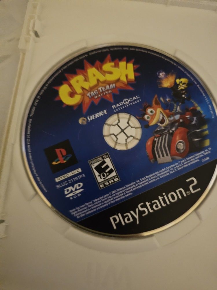 Crash Tag Team For Ps2