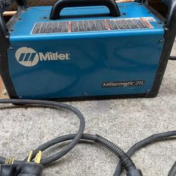 Miller Millermatic 211 MIG Welder in Blue, 