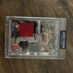 Mookie Betts Jersey Swatch Game Worn 