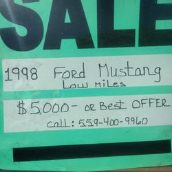 1998 Ford Mustang