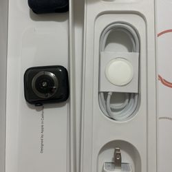 Apple Watch Series 5 44mm Space Gray Color With Black Band GPS!