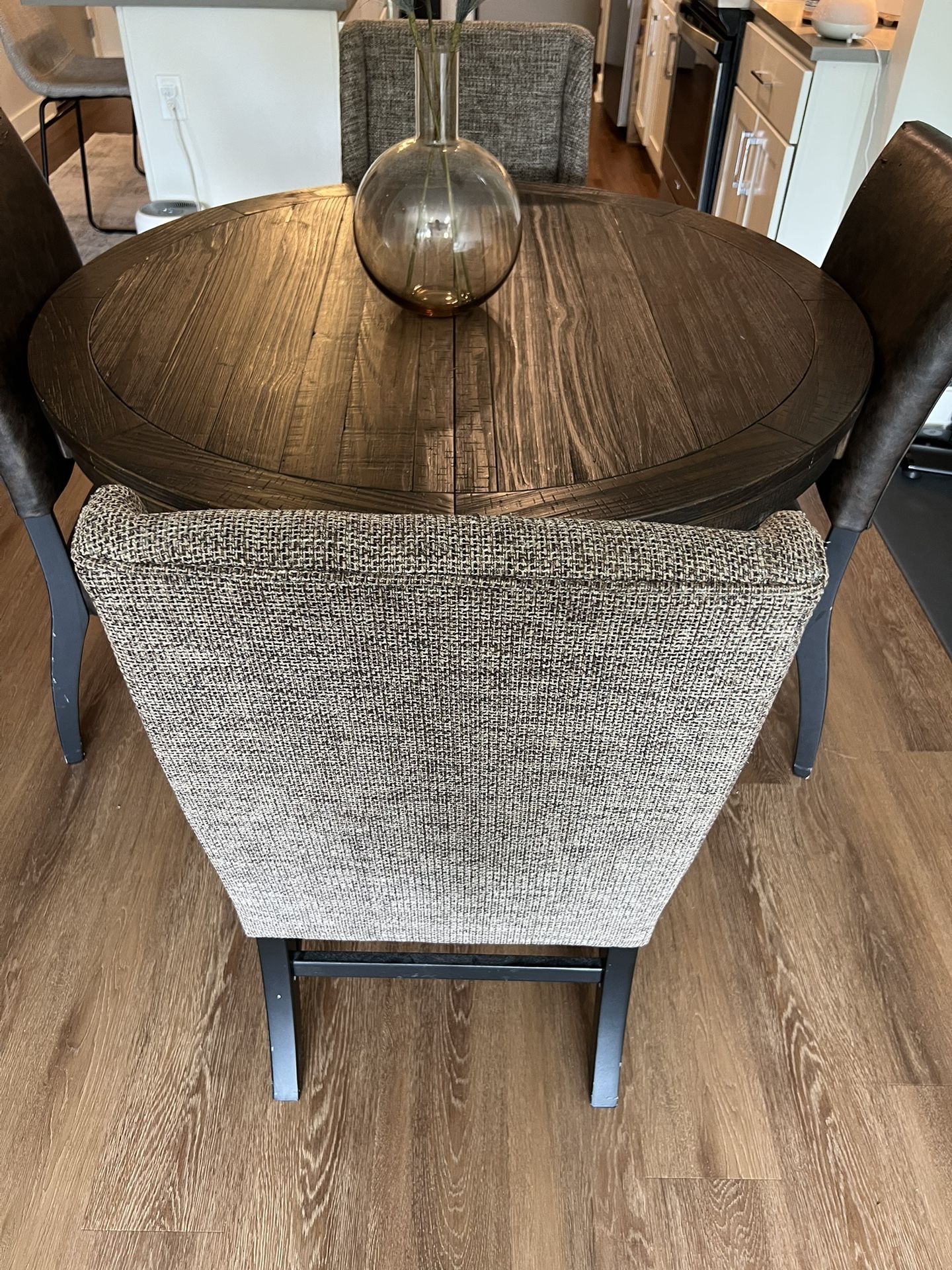 Wood Table And Chair Set