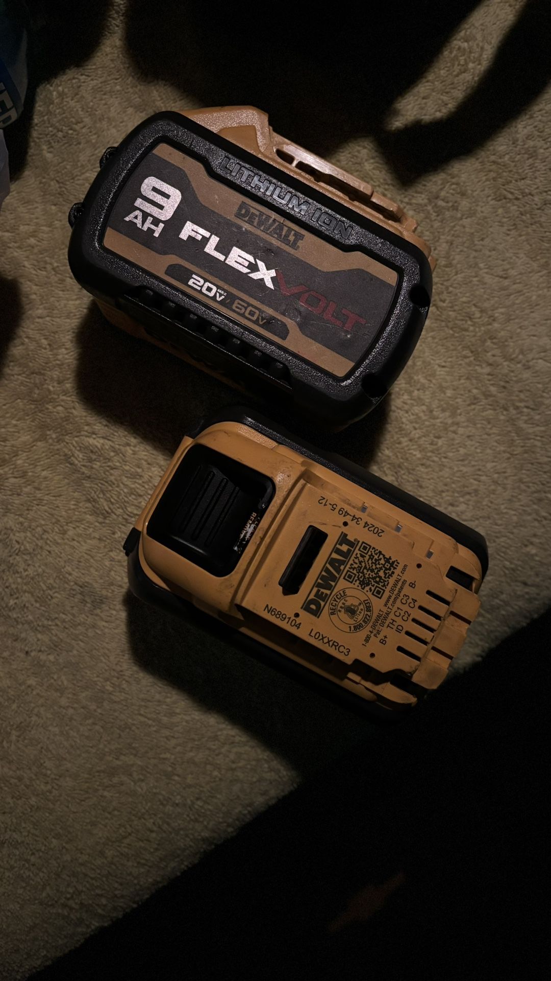 Dewalt Flex Volt Batteries