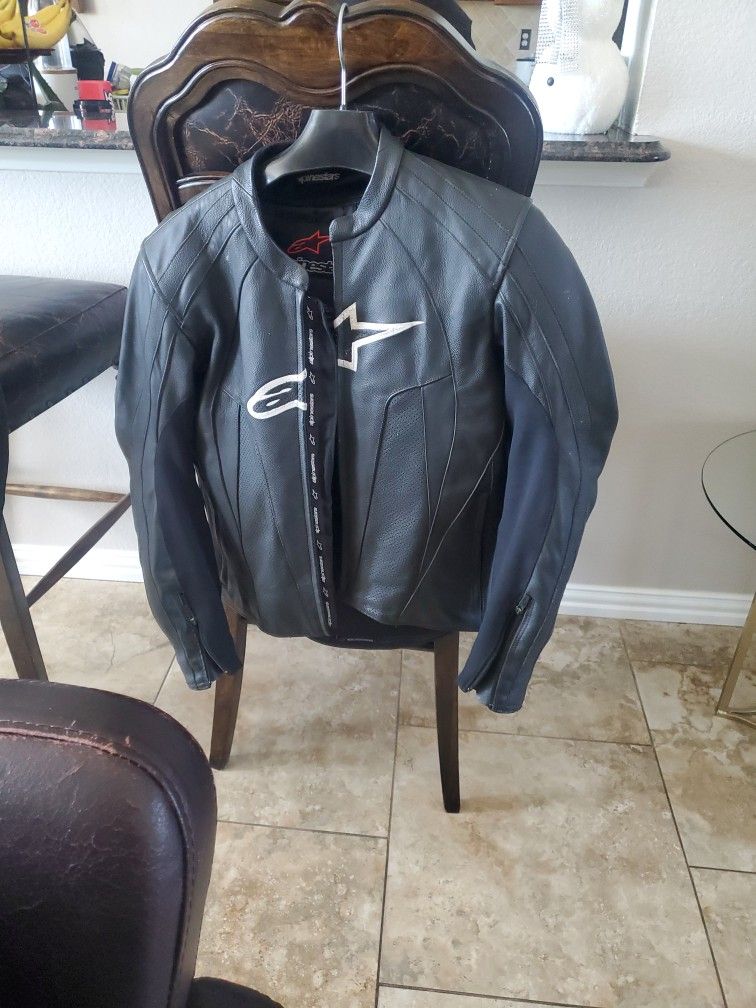 Motorcycle leather Jacket