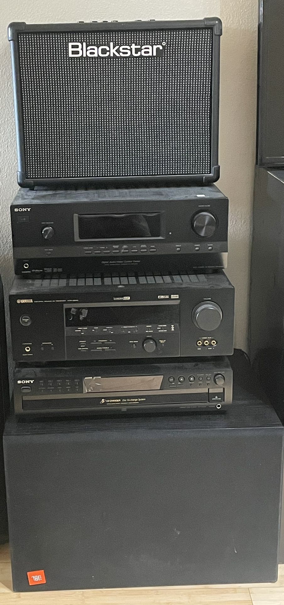 Receiver Subwoofer And Amplifier For Sale