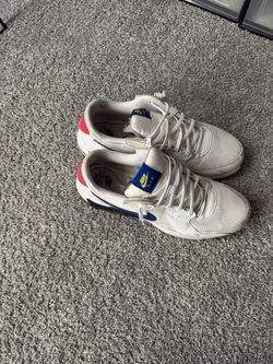 Nike Air White Blue Red Men’s Size 12
