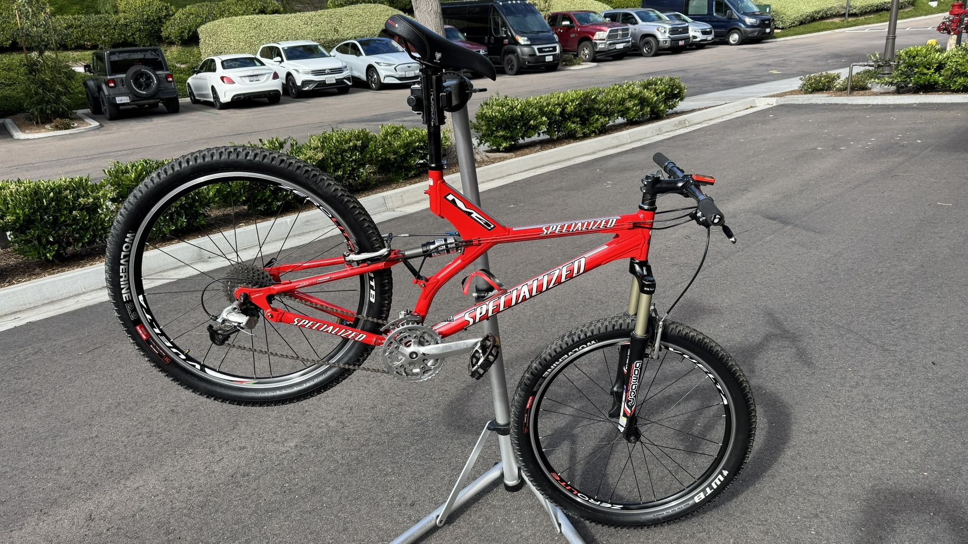 Y2K Specialized S-Works FSR XC 17” Mountain Bike in Racing Red