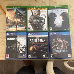 Xbox One And Playstaion 4 Games Bundle Or Separate 
