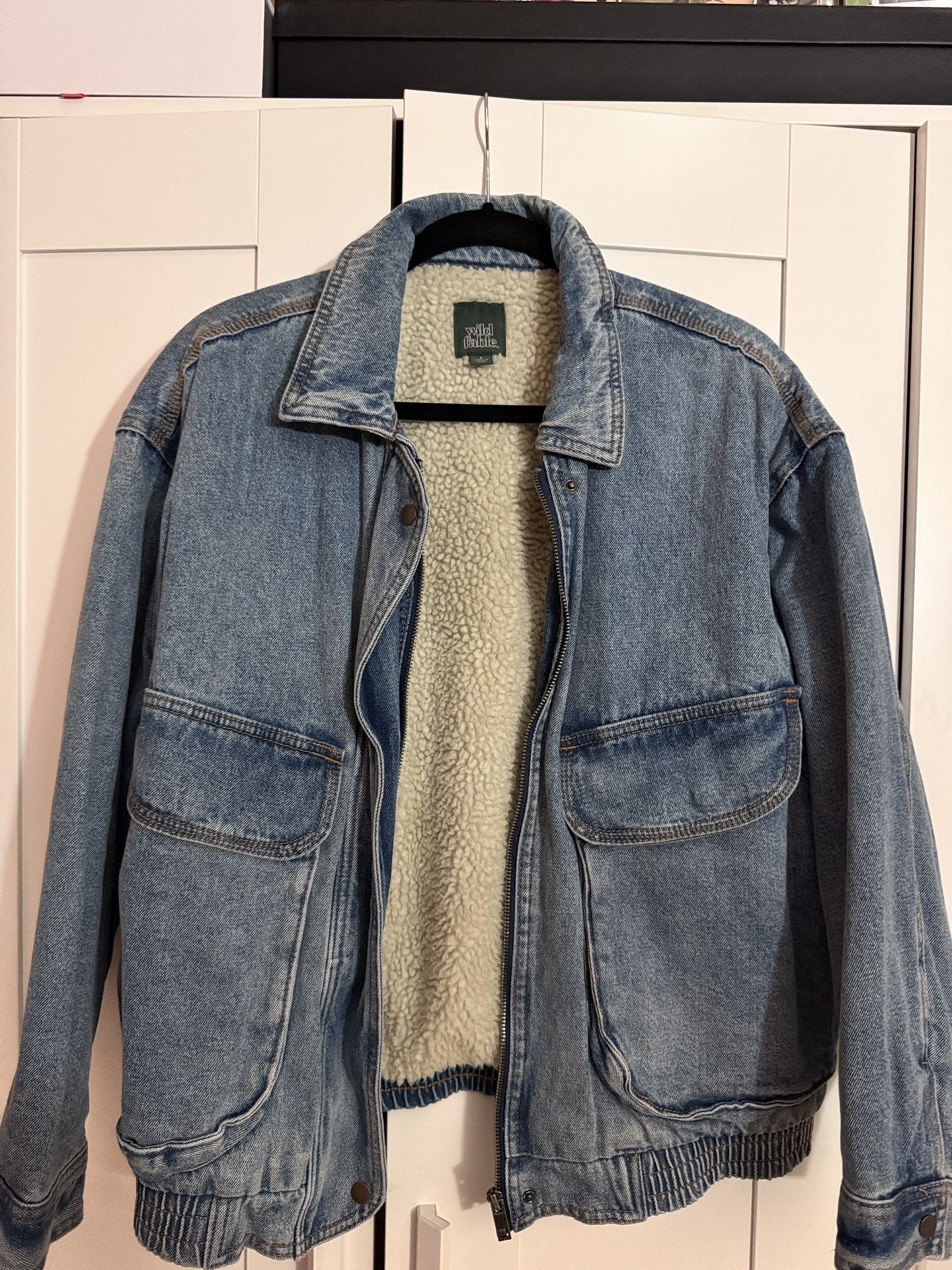 Women’s Denim Sherpa Jacket